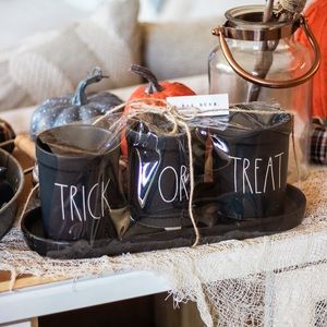 Rae Dunn Halloween Trick or Treat Pots